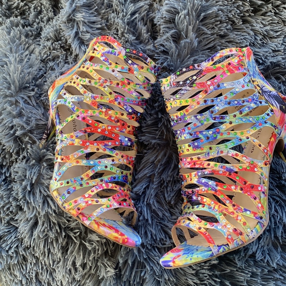 Zigs soho watercolor heels - Picture 3 of 5
